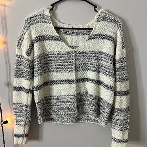 White & Black sweater
